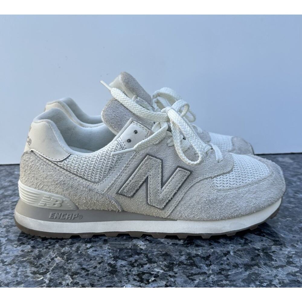 New Balance 574 Sneaker Color Mineral Women’s Size 9/ Men’s 7.5 Worn NO BOX